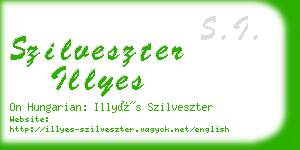 szilveszter illyes business card